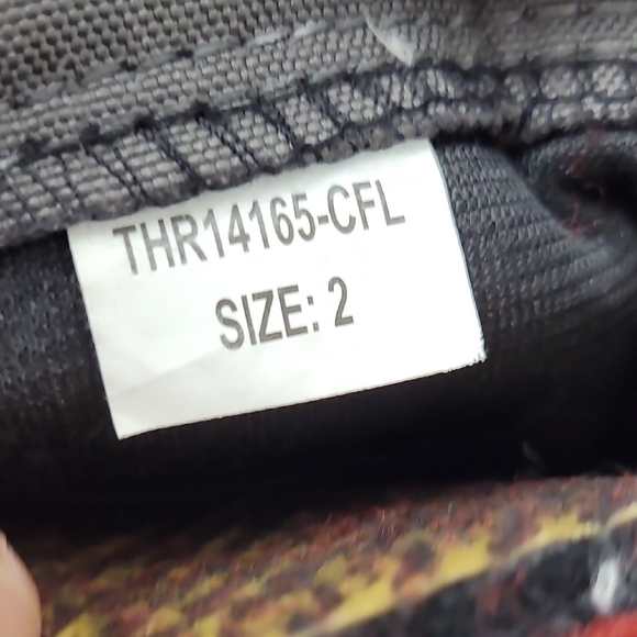 Kamik Kids Rocket Insulated Winter Boots,Charcoal/Flame, Size 2 - Picture 4 of 8